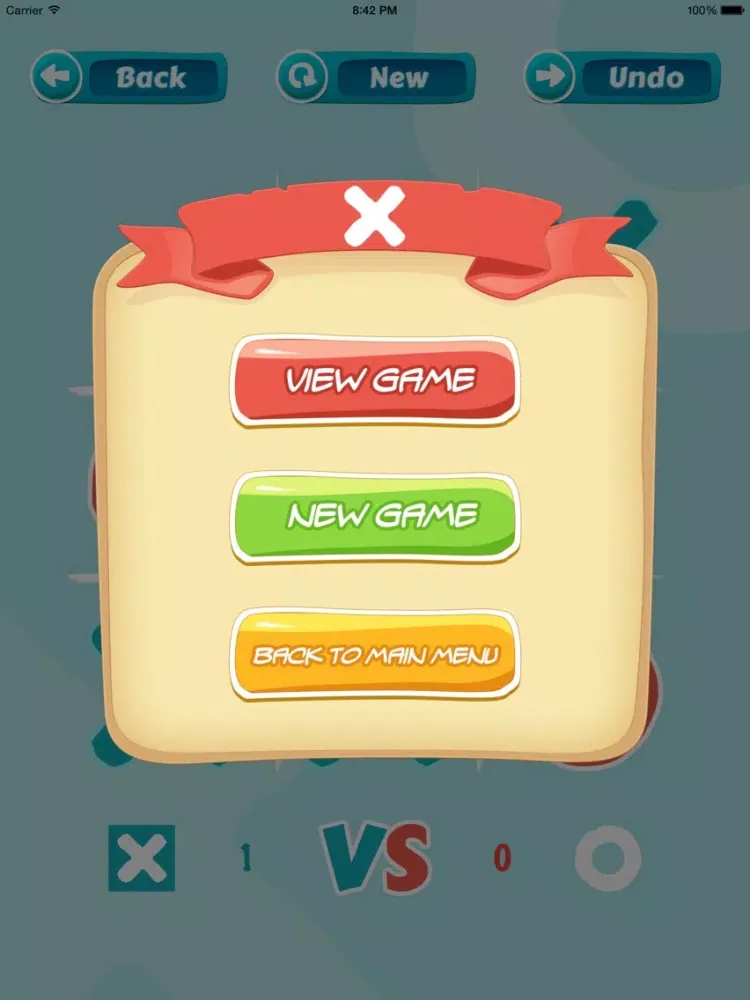 Funny Tic-tac-toe iPad  스크린샷