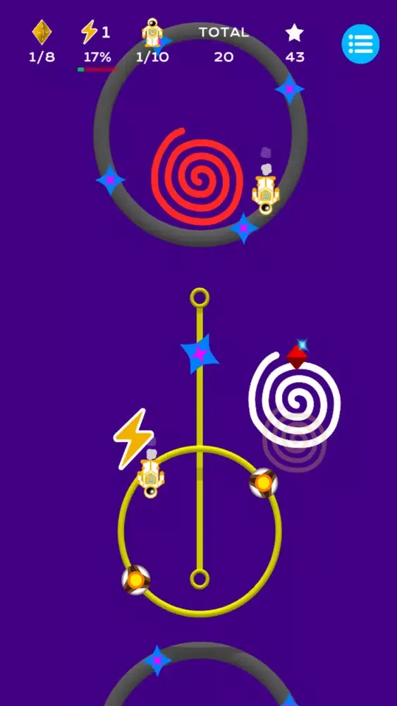 ภาพหน้าจอของ Spin Twin