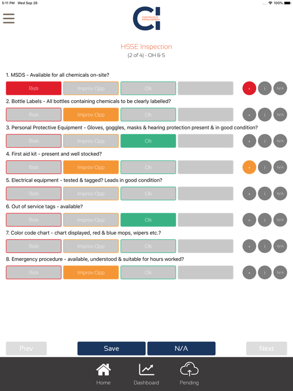 Continuous Improvement iPad  স্ক্রিনশট