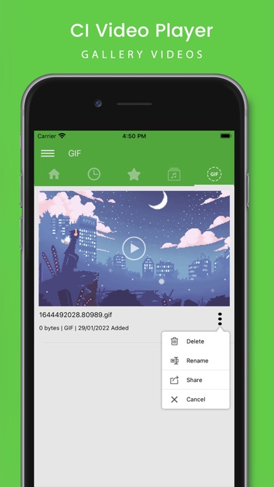 CI Video Player Gallery Videos Screenshots