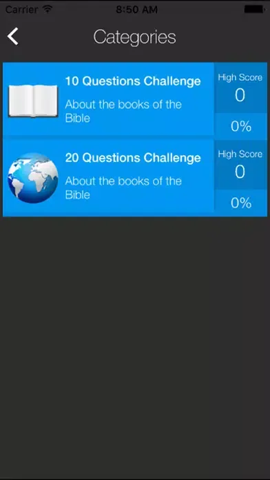 Capturas de pantalla de KJV Bible Quiz