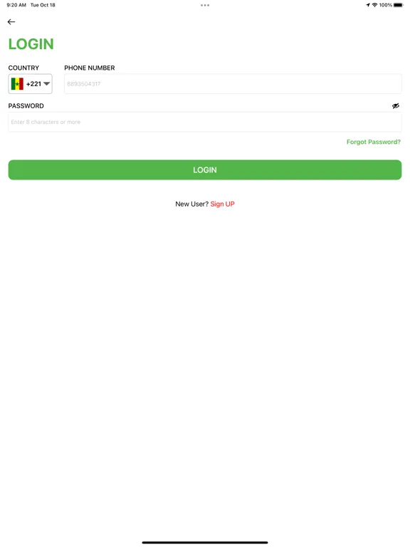 Ciao Senegal iPad  Screenshots