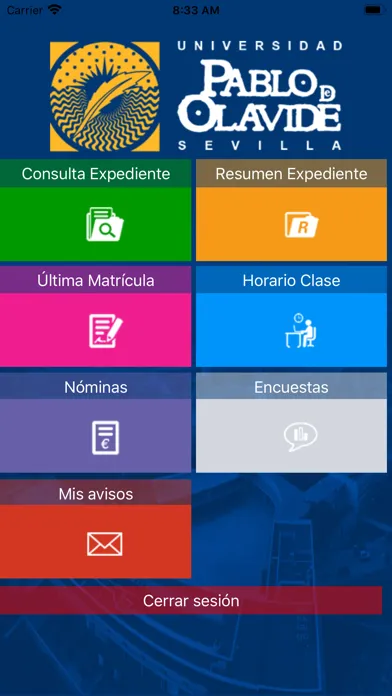Servicios Personales UPO Screenshots