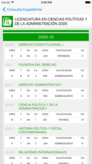 Servicios Personales UPO Screenshots