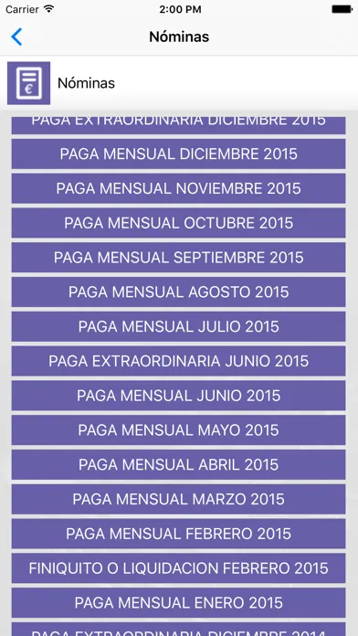 Servicios Personales UPO Screenshots