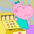 Funny Shop Hippo shopping game