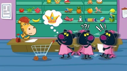 Funny Shop Hippo shopping game سکرین شاٹس