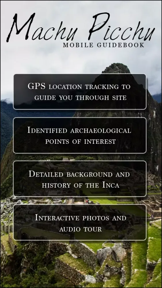 Dr. Jones Guide: Machu Picchu应用截图