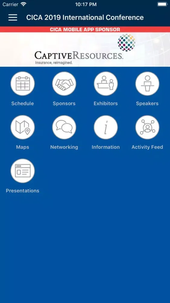 Screenshot di CICA International Conference