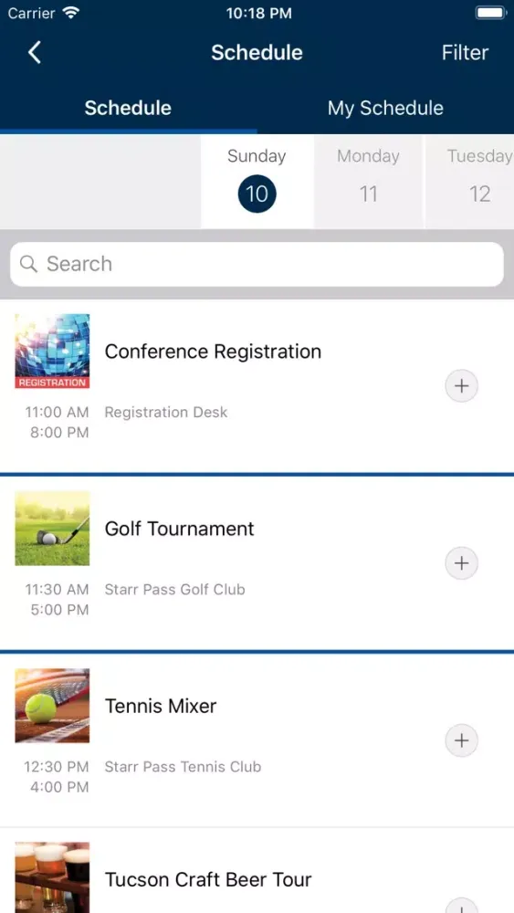 Screenshot di CICA International Conference