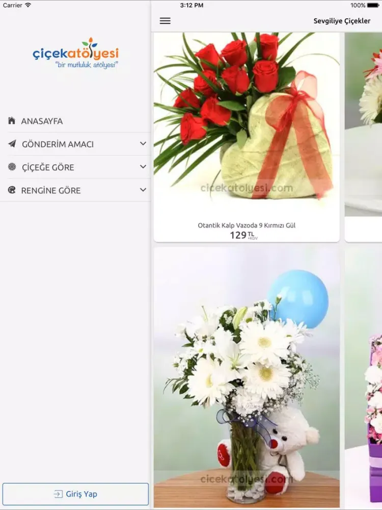 تصاویر Çiçek Atölyesi iPad 