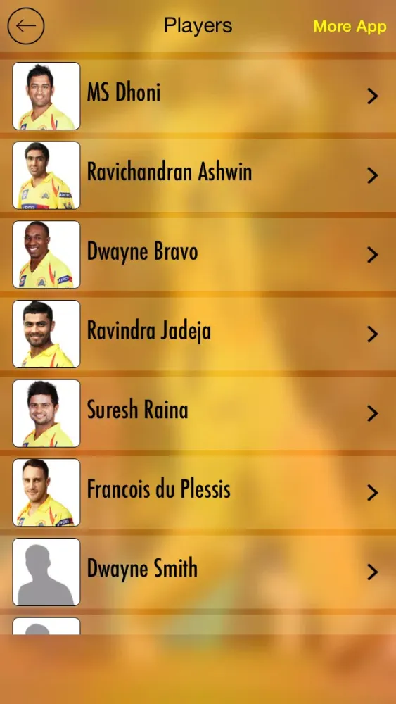 Chennai Super Kings IPL-2014 Screenshots