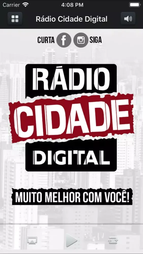Rádio Cidade Digital スクリーンショット