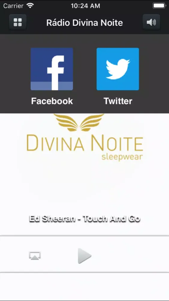 ภาพหน้าจอของ Rádio Divina Noite