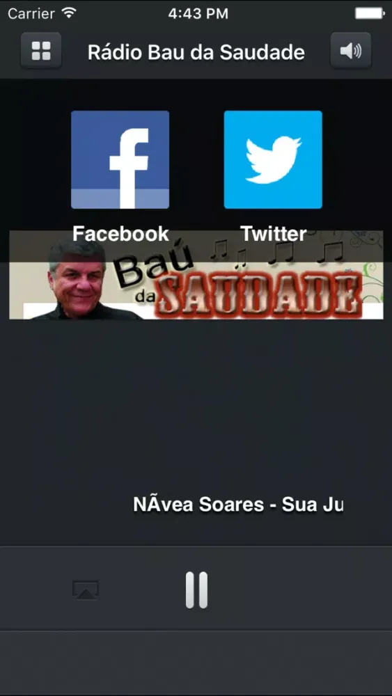 Capturas de pantalla de Rádio Bau da Saudade