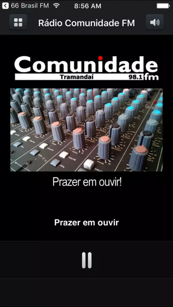Capturas de tela do Rádio Comunidade FM