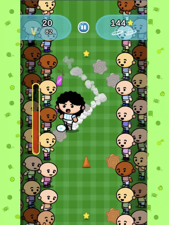 Tangkapan layar The Dribbler king of football iPad 
