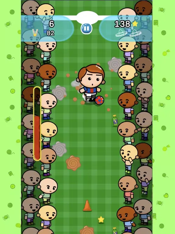Tangkapan layar The Dribbler king of football iPad 