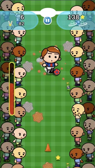 Tangkapan layar The Dribbler king of football