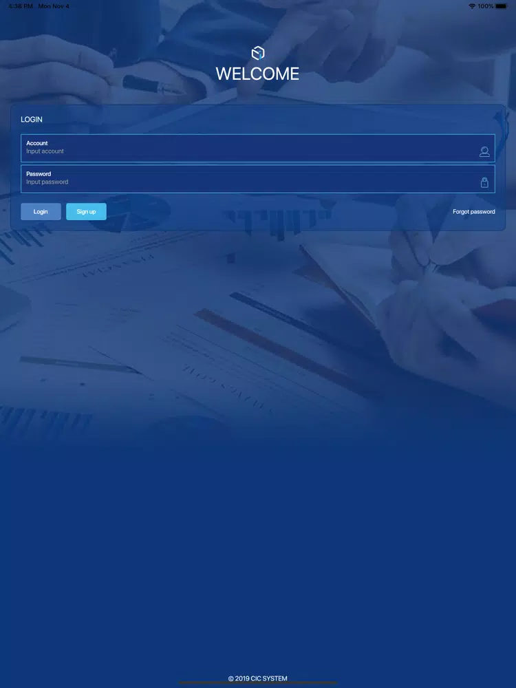 CIC System iPad  Screenshots