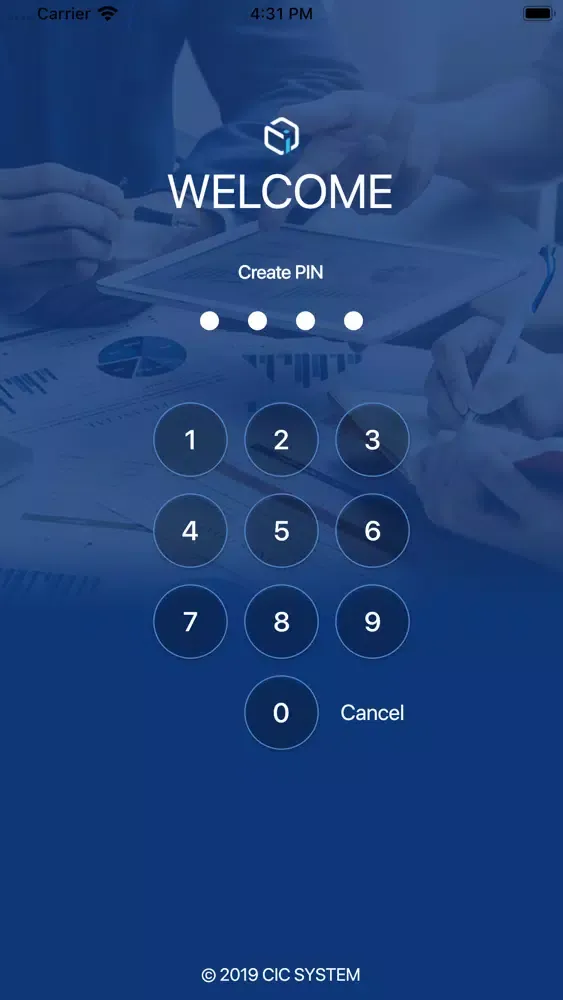 Ảnh chụp màn hình của CIC System