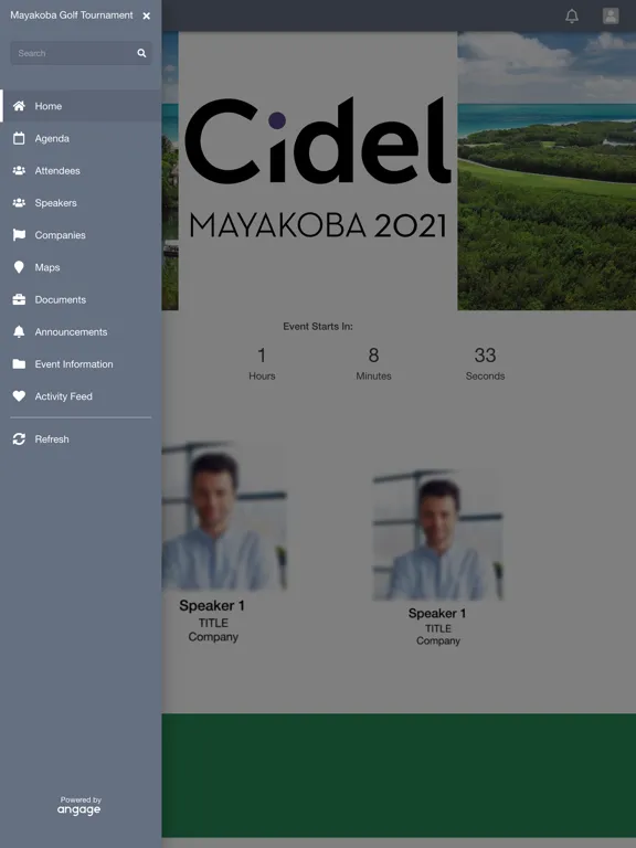 تصاویر Cidel Mayakoba Golf Tournament iPad 