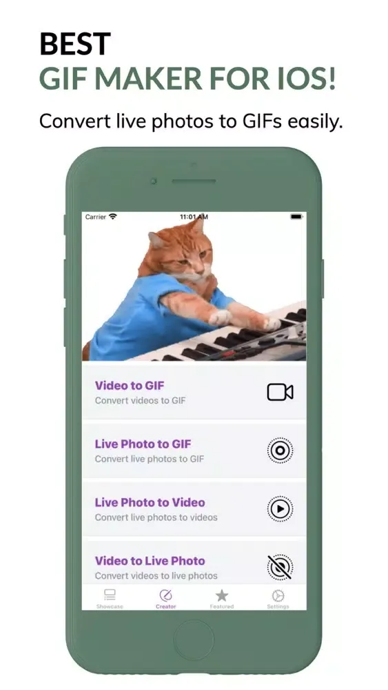 Tangkapan layar Gif Maker Video Convert live-