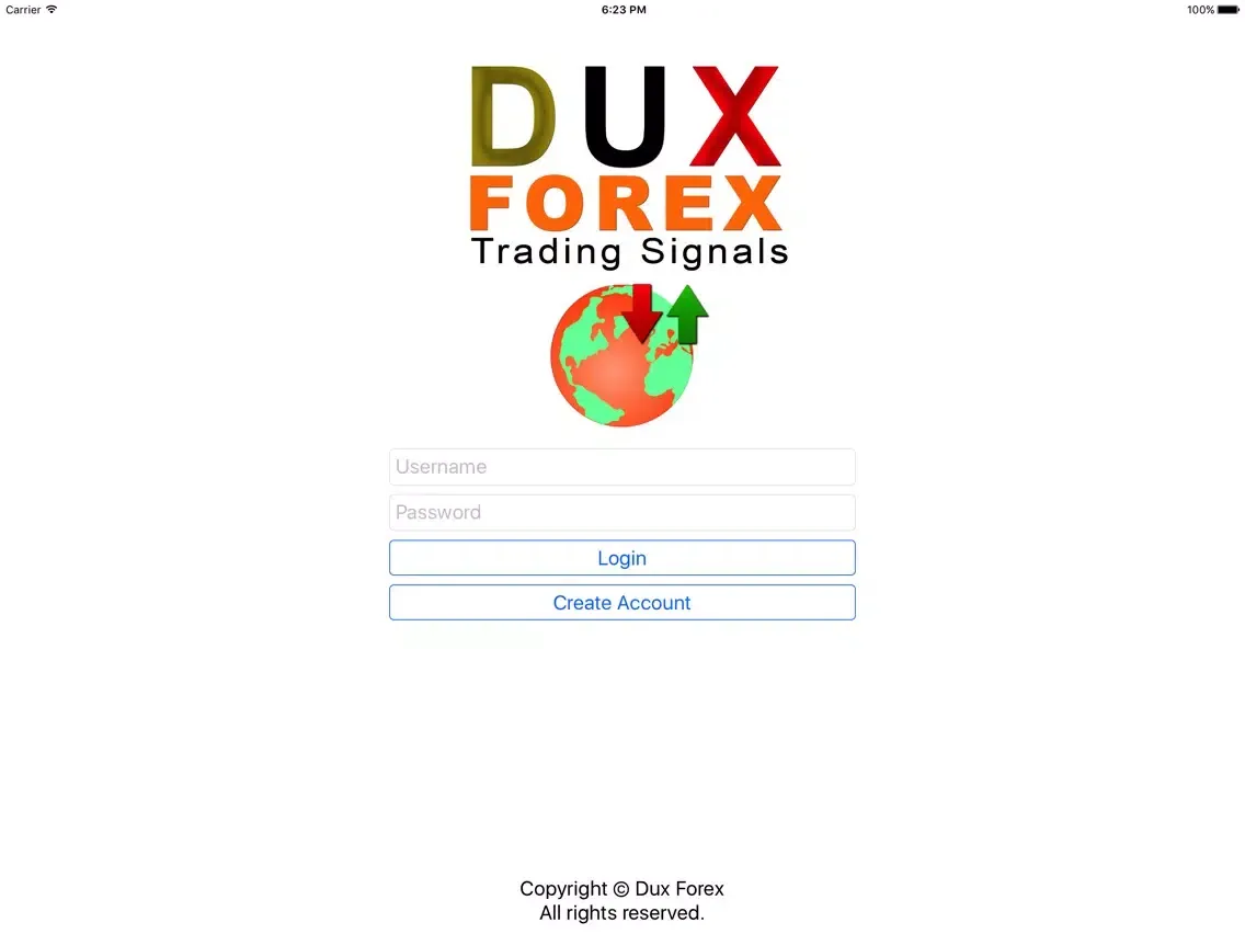 تصاویر Dux Forex Notifier iPad 