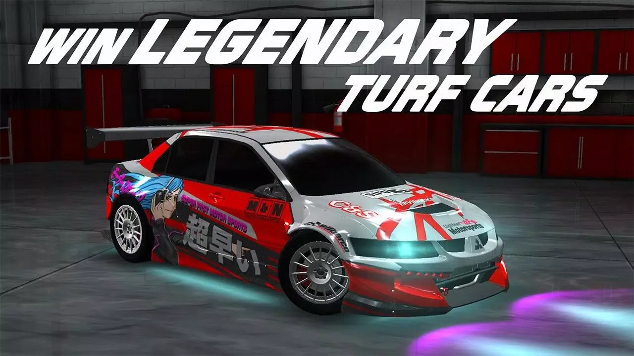 Tangkapan skrin Racing Rivals