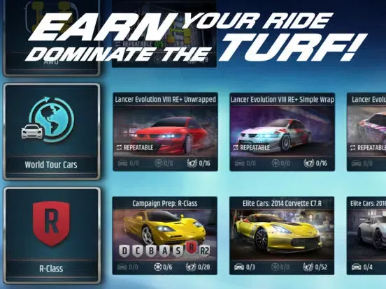 Ảnh chụp màn hình của Racing Rivals iPad 