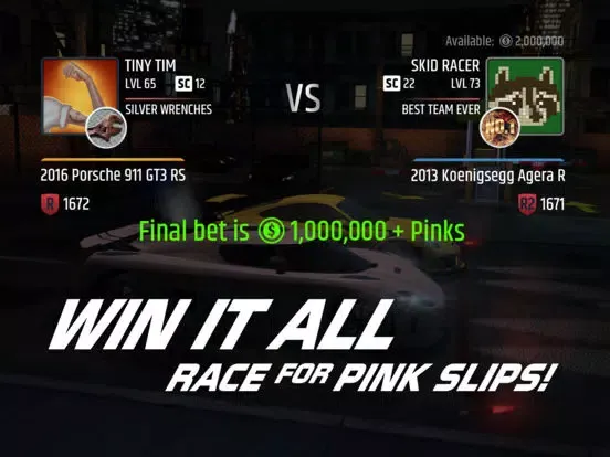 Ảnh chụp màn hình của Racing Rivals iPad 
