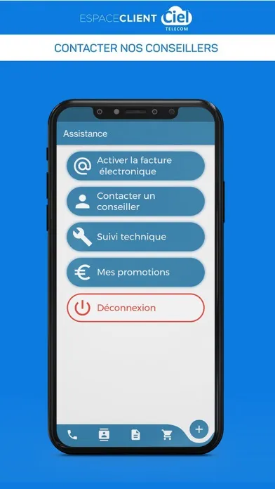 Ciel Telecom Espace Client Screenshots
