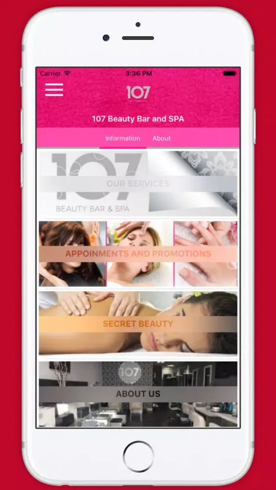 Ảnh chụp màn hình của 107 Beauty Bar and SPA