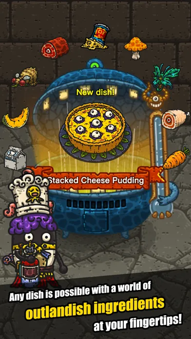 Capturas de tela do Monster Chef