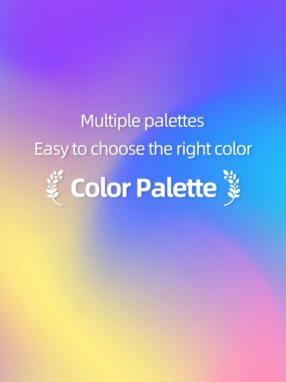 Capturas de tela do Color Palette - Color schemes iPad 