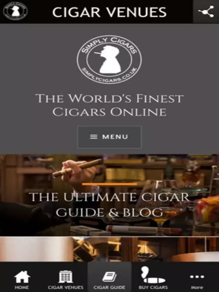 Cigar Venues iPad  스크린샷