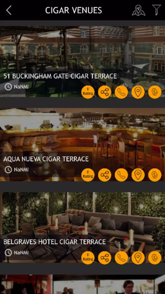 Cigar Venues 스크린샷