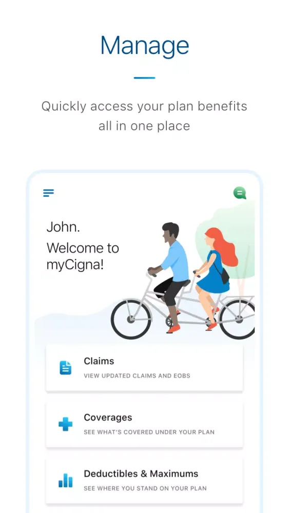 myCigna Screenshots