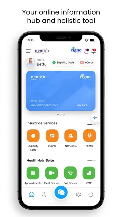Tangkapan layar SmartCare by Cigna