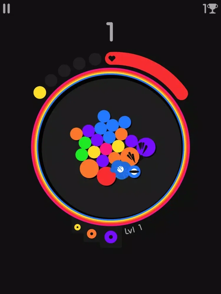 Captures d'écran de Gravity Balls Shooter iPad 