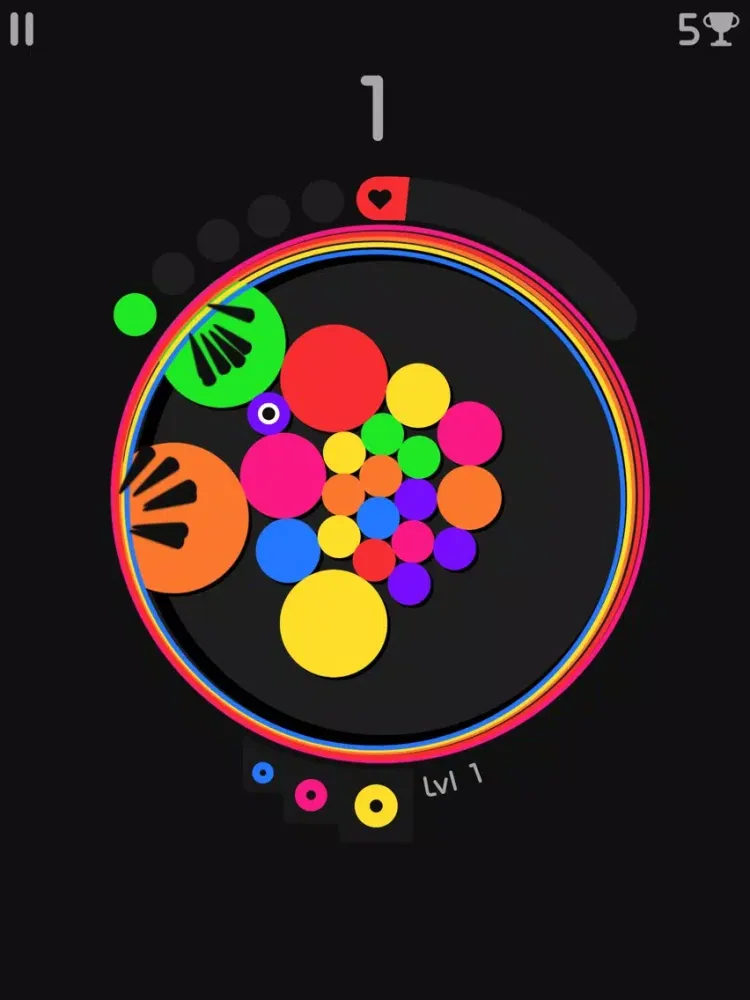 Captures d'écran de Gravity Balls Shooter iPad 