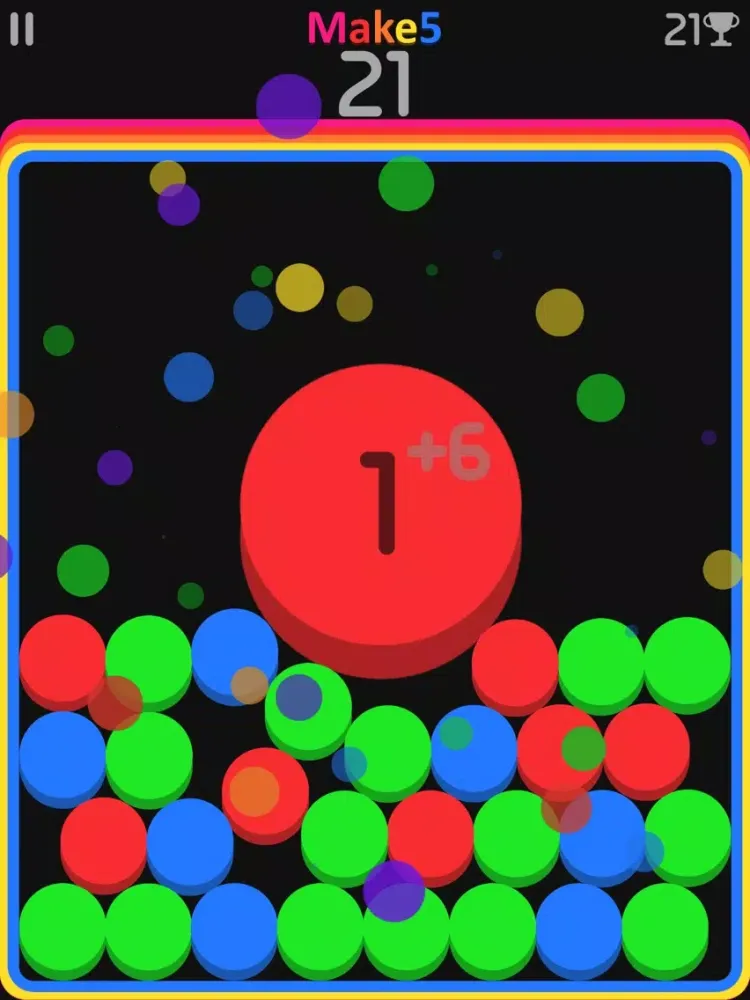 Ảnh chụp màn hình của Make Five! iPad 