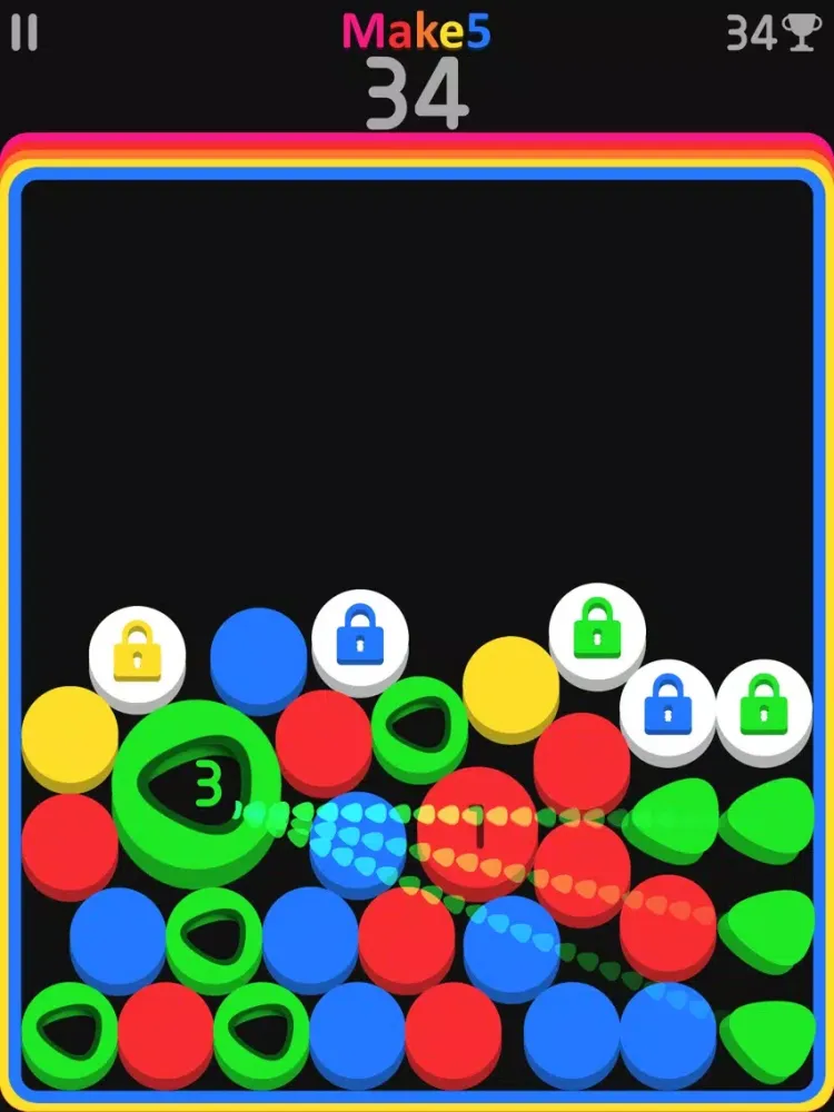 Ảnh chụp màn hình của Make Five! iPad 