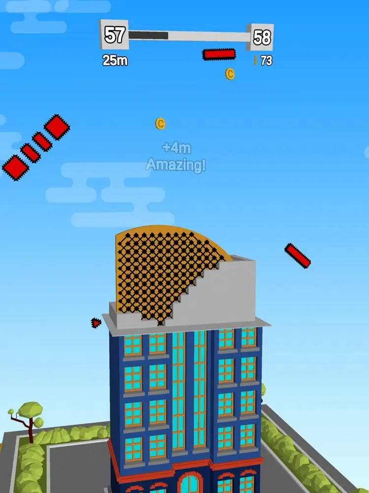 Capturas de tela do Tower Block! 3D iPad 