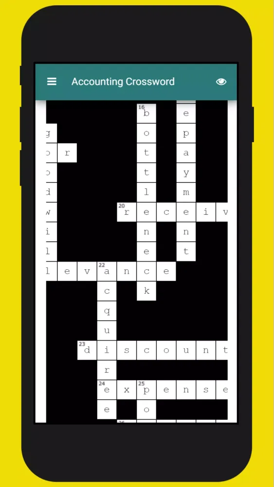 Accounting Crossword स्क्रीनशॉट