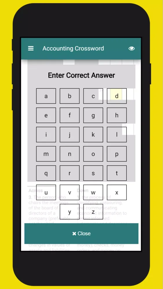 Accounting Crossword स्क्रीनशॉट