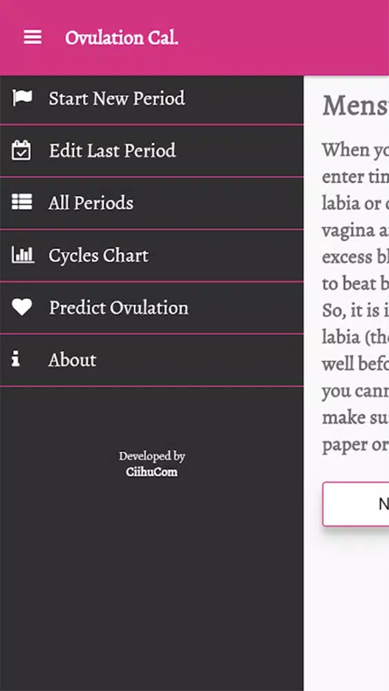 Ezee Ovulation Predictor Screenshots