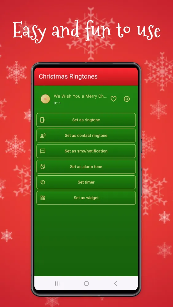 Capturas de tela do Christmas Ringtones