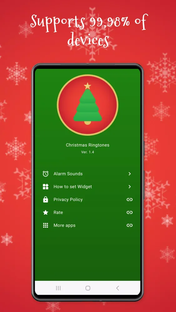 Capturas de tela do Christmas Ringtones