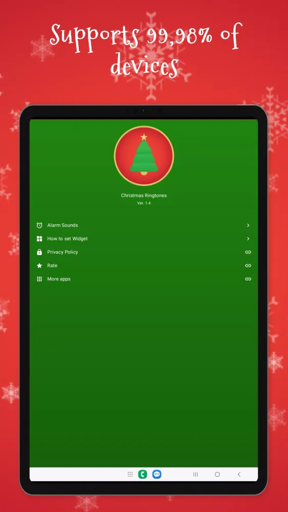 Capturas de tela do Christmas Ringtones